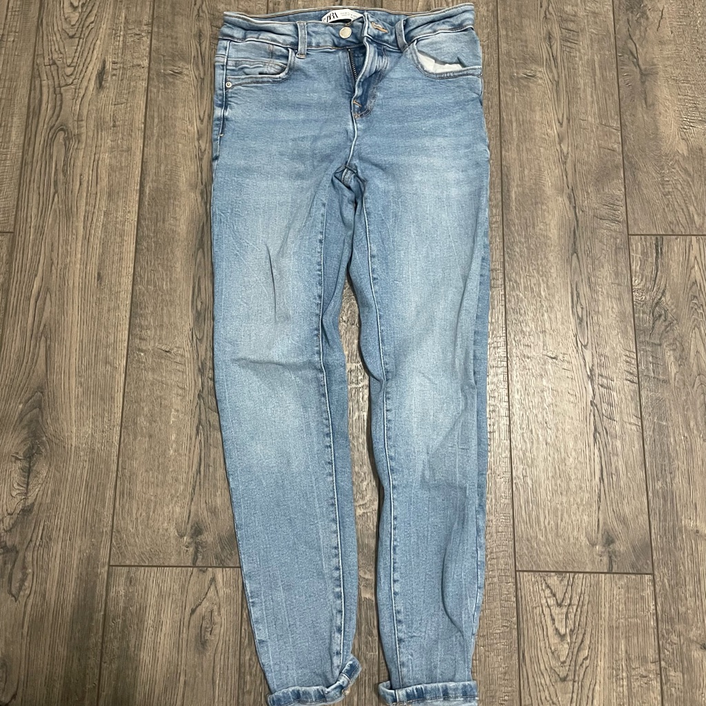 Zara Light Blue Skinny Jeans